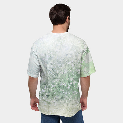 Мужская футболка оверсайз Доктор Стоун новогодний / 3D-принт – фото 4