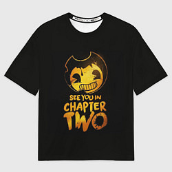 Футболка оверсайз мужская Bendy And The Ink Machine, цвет: 3D-принт