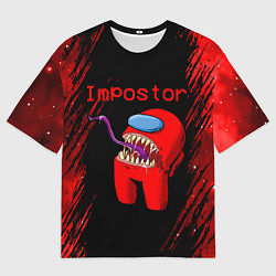 Футболка оверсайз мужская AMONG US - MONSTER, цвет: 3D-принт