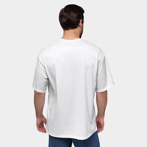 Мужская футболка оверсайз СБОРНАЯ ГЕРМАНИЯ / 3D-принт – фото 4