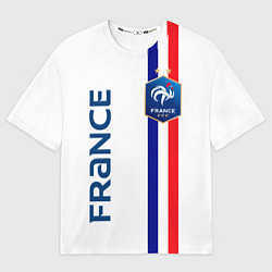 Футболка оверсайз мужская СБОРНАЯ ФРАНЦИЯ, цвет: 3D-принт