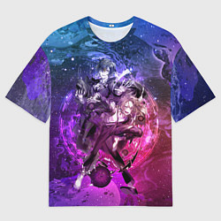 Мужская футболка оверсайз Дазай и Чуя