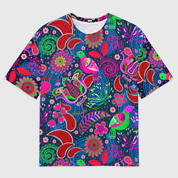 Футболка оверсайз мужская Pre$t, цвет: 3D-принт