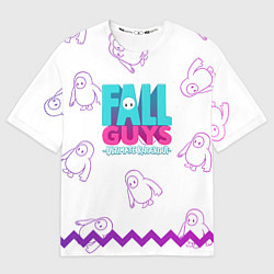 Футболка оверсайз мужская Fall Guys, цвет: 3D-принт