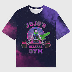 Футболка оверсайз мужская JoJo’s Bizarre Adventure Gym, цвет: 3D-принт