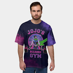 Футболка оверсайз мужская JoJo’s Bizarre Adventure Gym, цвет: 3D-принт — фото 2