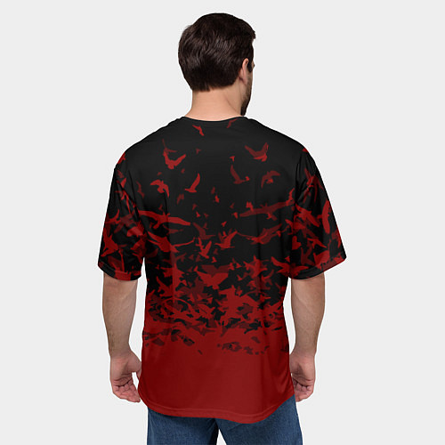 Мужская футболка оверсайз Velial Squad / 3D-принт – фото 4