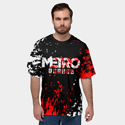 Футболка оверсайз мужская METRO EXODUS, цвет: 3D-принт — фото 2
