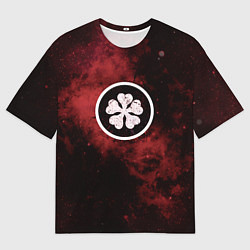 Футболка оверсайз мужская Черный клевер, цвет: 3D-принт