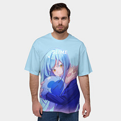 Футболка оверсайз мужская Slime, цвет: 3D-принт — фото 2