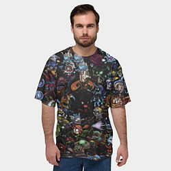 Футболка оверсайз мужская Heros Dota 2, цвет: 3D-принт — фото 2