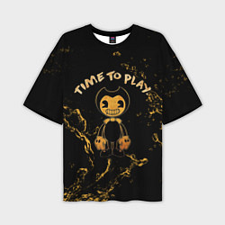 Мужская футболка оверсайз Bendy And The Ink Machine