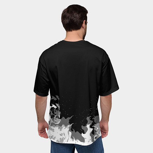 Мужская футболка оверсайз New year rock / 3D-принт – фото 4