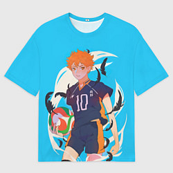 Футболка оверсайз мужская Хината, цвет: 3D-принт