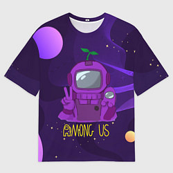 Футболка оверсайз мужская Among Us x Fortnite, цвет: 3D-принт