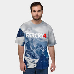 Футболка оверсайз мужская FARCRY 4 S, цвет: 3D-принт — фото 2