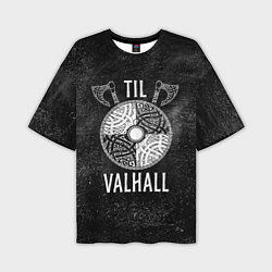 Мужская футболка оверсайз Till Valhall