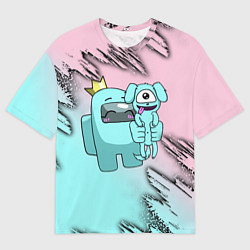 Футболка оверсайз мужская AMONG US, цвет: 3D-принт