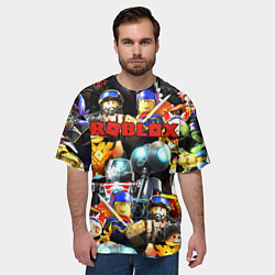 Футболка оверсайз мужская ROBLOX, цвет: 3D-принт — фото 2
