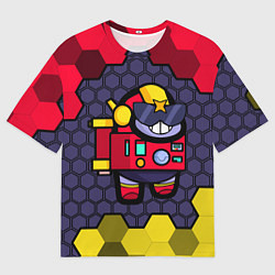 Мужская футболка оверсайз AMONG US - BRAWL STARS SURGE