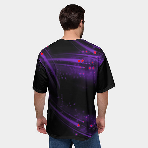 Мужская футболка оверсайз Among Us Rock Star / 3D-принт – фото 4