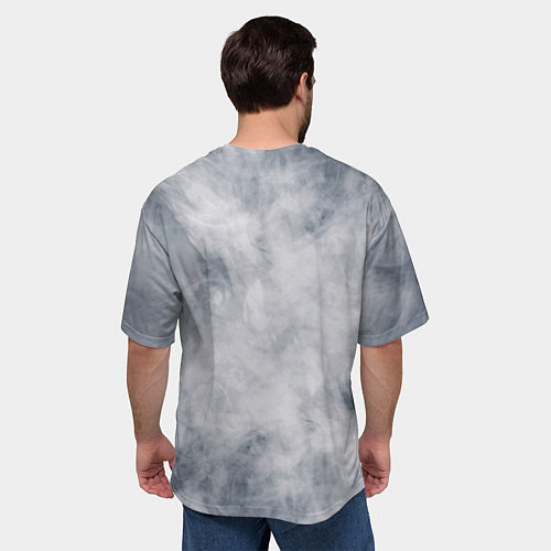 Мужская футболка оверсайз Among Us x The Witcher Z / 3D-принт – фото 4