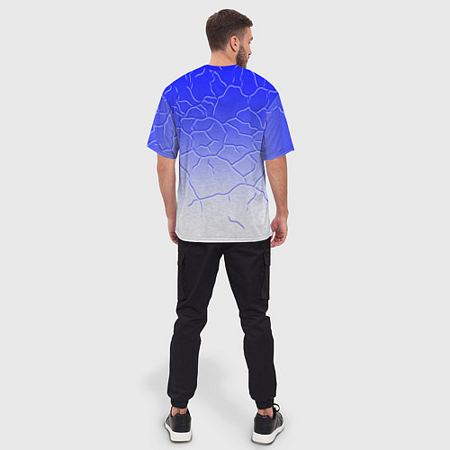 Мужская футболка оверсайз Brawl StarsЭдгар / 3D-принт – фото 4