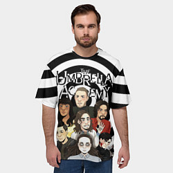 Футболка оверсайз мужская АКАДЕМИЯ АМБРЕЛЛА, цвет: 3D-принт — фото 2