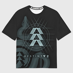 Футболка оверсайз мужская DESTINY, HUNTER, цвет: 3D-принт