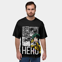 Футболка оверсайз мужская Hero, цвет: 3D-принт — фото 2