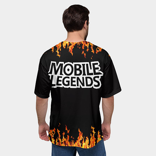 Мужская футболка оверсайз Mobile Legends / 3D-принт – фото 4