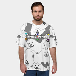 Футболка оверсайз мужская Undertale, цвет: 3D-принт — фото 2