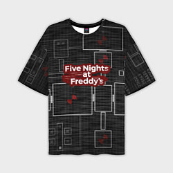 Футболка оверсайз мужская Five Nights At Freddy, цвет: 3D-принт