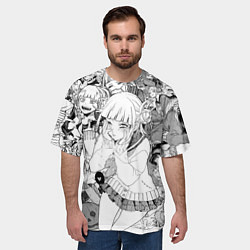 Футболка оверсайз мужская Химико Тога, цвет: 3D-принт — фото 2