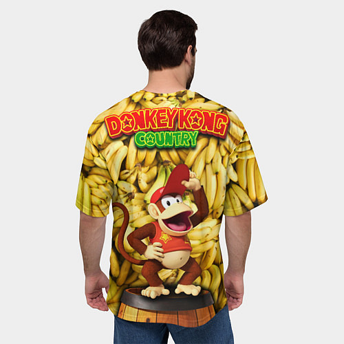 Мужская футболка оверсайз Dk / 3D-принт – фото 4