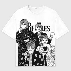 Футболка оверсайз мужская THE BEATLES, цвет: 3D-принт