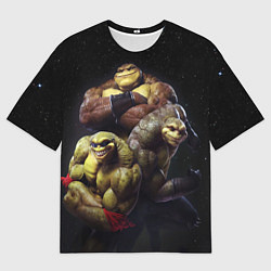 Мужская футболка оверсайз Battletoads