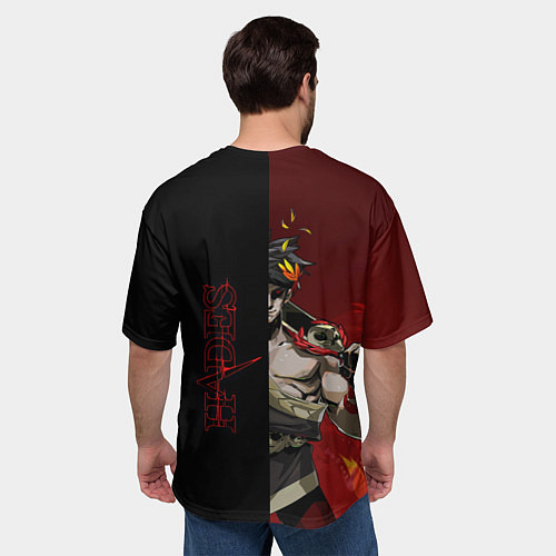 Мужская футболка оверсайз Hades / 3D-принт – фото 4