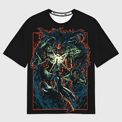 Футболка оверсайз мужская Bloodborne, цвет: 3D-принт