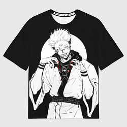 Футболка оверсайз мужская Сукуна, цвет: 3D-принт