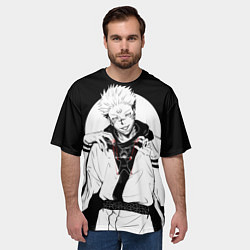 Футболка оверсайз мужская Сукуна, цвет: 3D-принт — фото 2