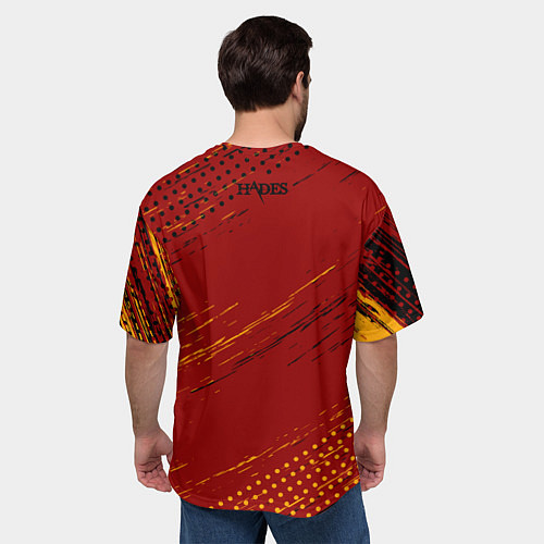 Мужская футболка оверсайз Hades - Аид / 3D-принт – фото 4