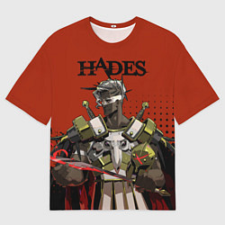 Мужская футболка оверсайз Hades - Арес