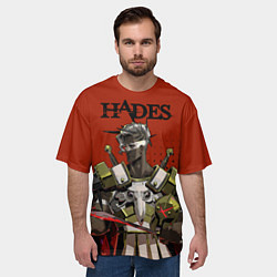 Футболка оверсайз мужская Hades - Арес, цвет: 3D-принт — фото 2