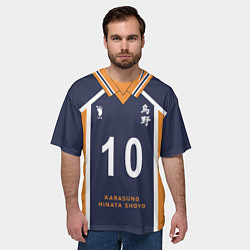 Футболка оверсайз мужская Волейбол!! ФОРМА ХИНАТЫ, цвет: 3D-принт — фото 2