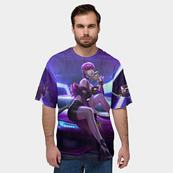 Футболка оверсайз мужская KDA Evelyn, цвет: 3D-принт — фото 2