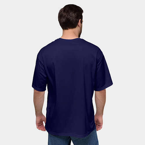 Мужская футболка оверсайз Человек Бензопила / 3D-принт – фото 4