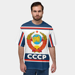 Футболка оверсайз мужская СССР, цвет: 3D-принт — фото 2