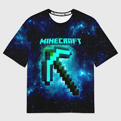 Футболка оверсайз мужская Minecraft, цвет: 3D-принт