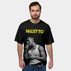 Футболка оверсайз мужская НИЛЕТТО, цвет: 3D-принт — фото 2